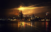 cityscapes photomanipulations 2560x1600 wallpaper 
